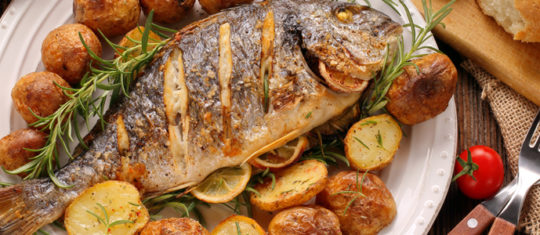 plats de poissons
